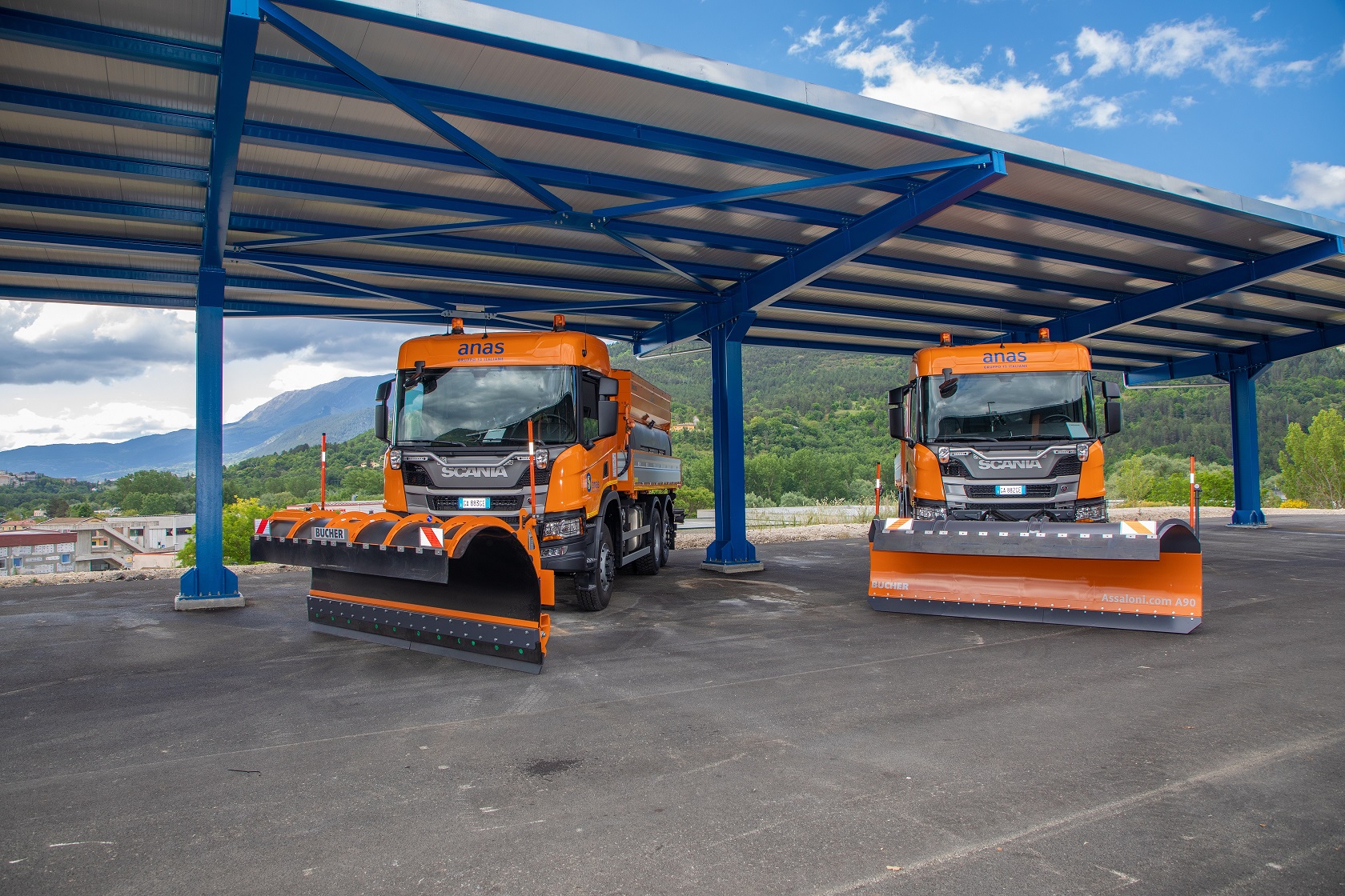 Scania: 6 nuovi autocarri per Anas per operazioni e viabilità invernale