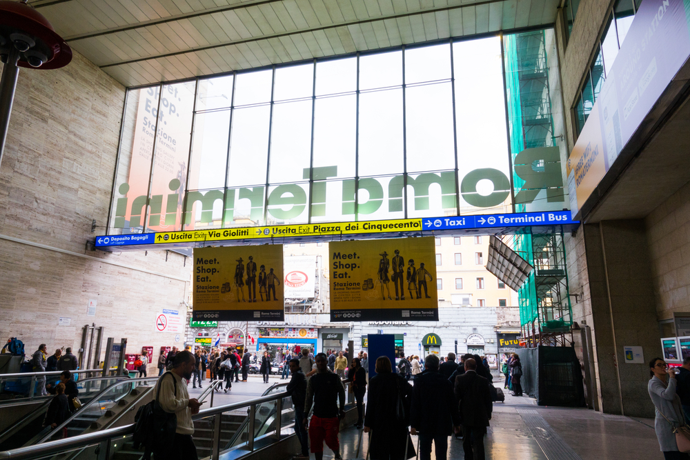 Stazione Roma Termini: impianto fotovoltaico in costruzione