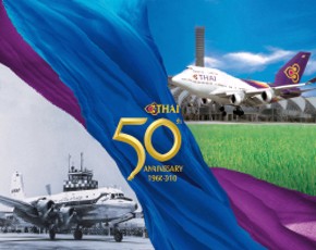 Thai Airways compie 50 anni
