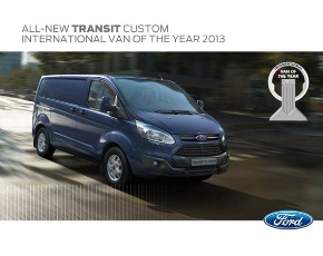 Ford: è Transit Custom l’International Van of the Year 2013