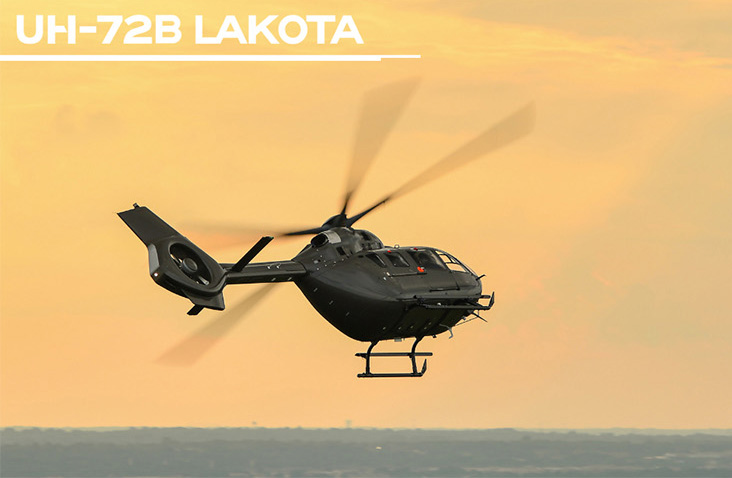 La flotta di Airbus Helicopters UH-72 Lakota supera un milione di ore di volo