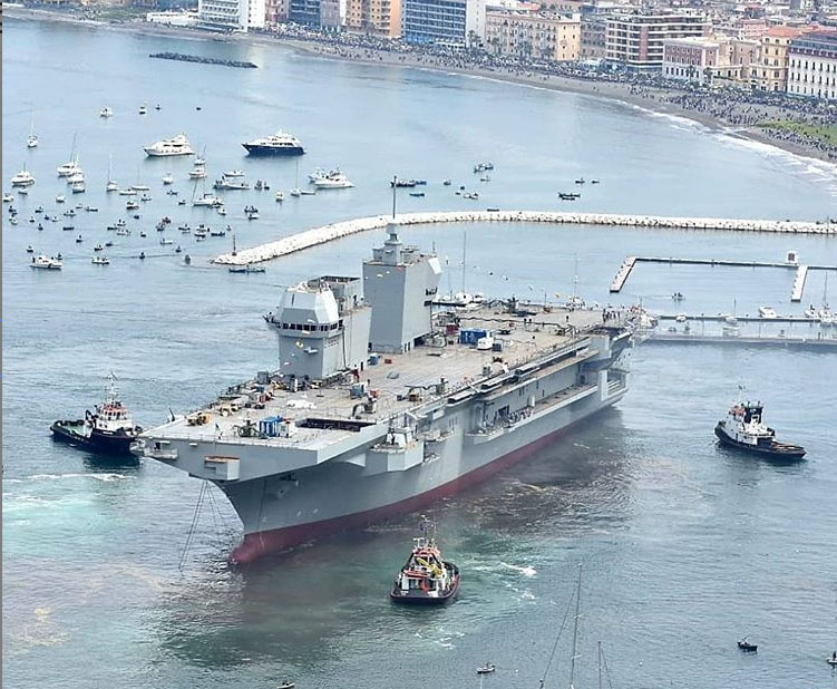 Imesa firma i quadri della Trieste, la più grande nave della Marina Militare