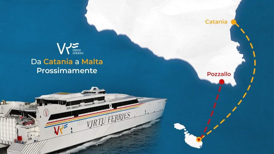 Virtu Ferries: nuova tratta e nuovo catamarano per i trasporti tra Sicilia e Malta