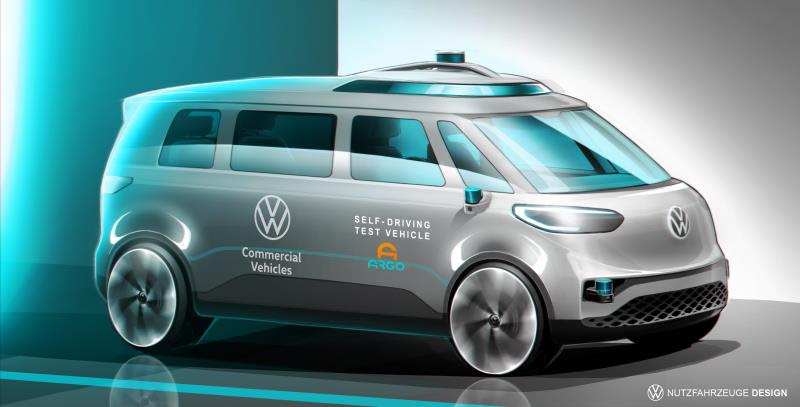 Volkswagen Veicoli Commerciali al lavoro per la guida autonoma