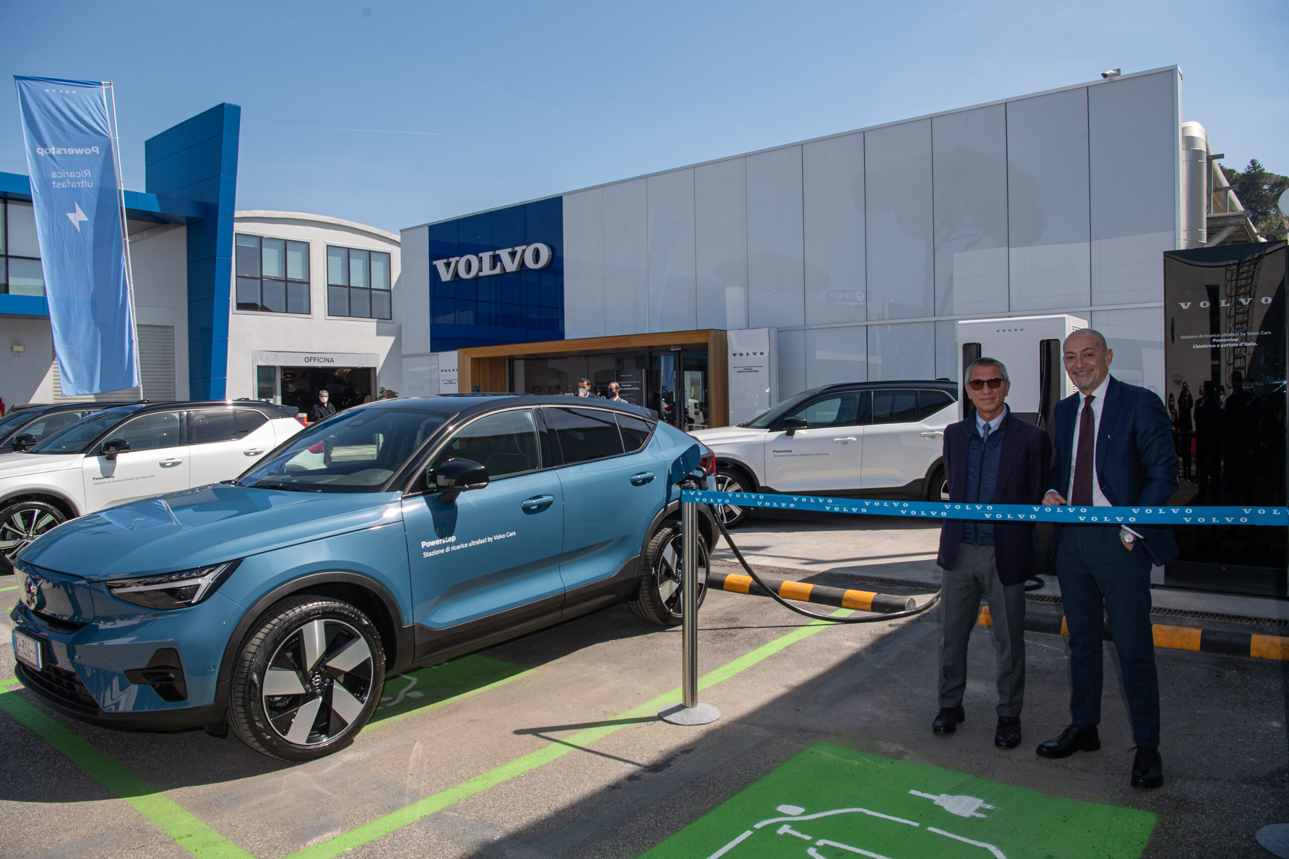 Volvo: una nuova stazione di ricarica a Roma e un piano di elettrificazione sempre più ambizioso