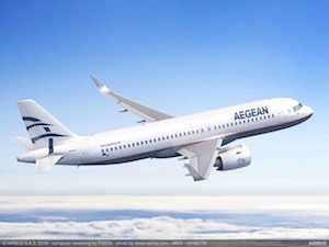 Aegean: Lettera d’intenti  per 30 aeromobili A320neo