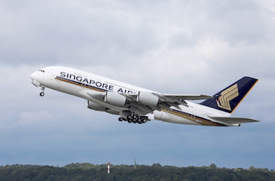 Consegnato a Singapore Airlines il nuovo Airbus A380