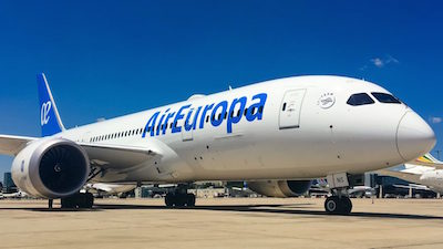 Air Europa arriva in Sardegna per l’estate 2019