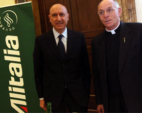 L’Opera Romana Pellegrinaggi vola con Alitalia