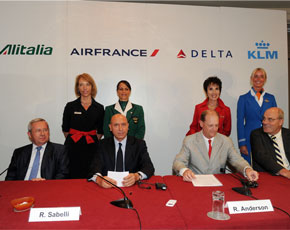 Alitalia, alleanza con Air France-Klm e Delta Air Lines