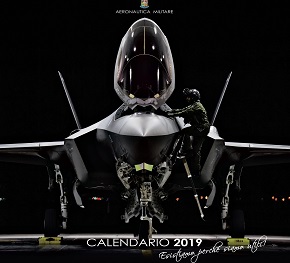 L’Aeronautica Militare ha presentato il calendario 2019, per la prima volta interattivo