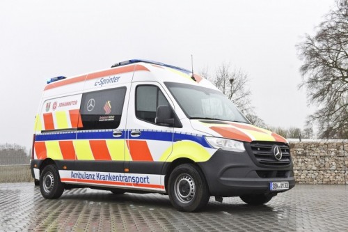 Mercedes-Benz Vans: in arrivo la prima ambulanza elettrica sulla base dell’eSprinter