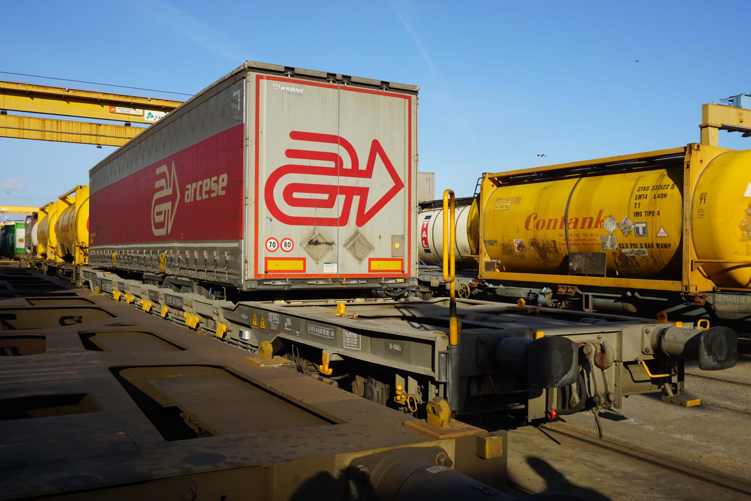 Intermodalità: Arcese e Hupac insieme per il transito dei semitrailer tra Belgio e Spagna