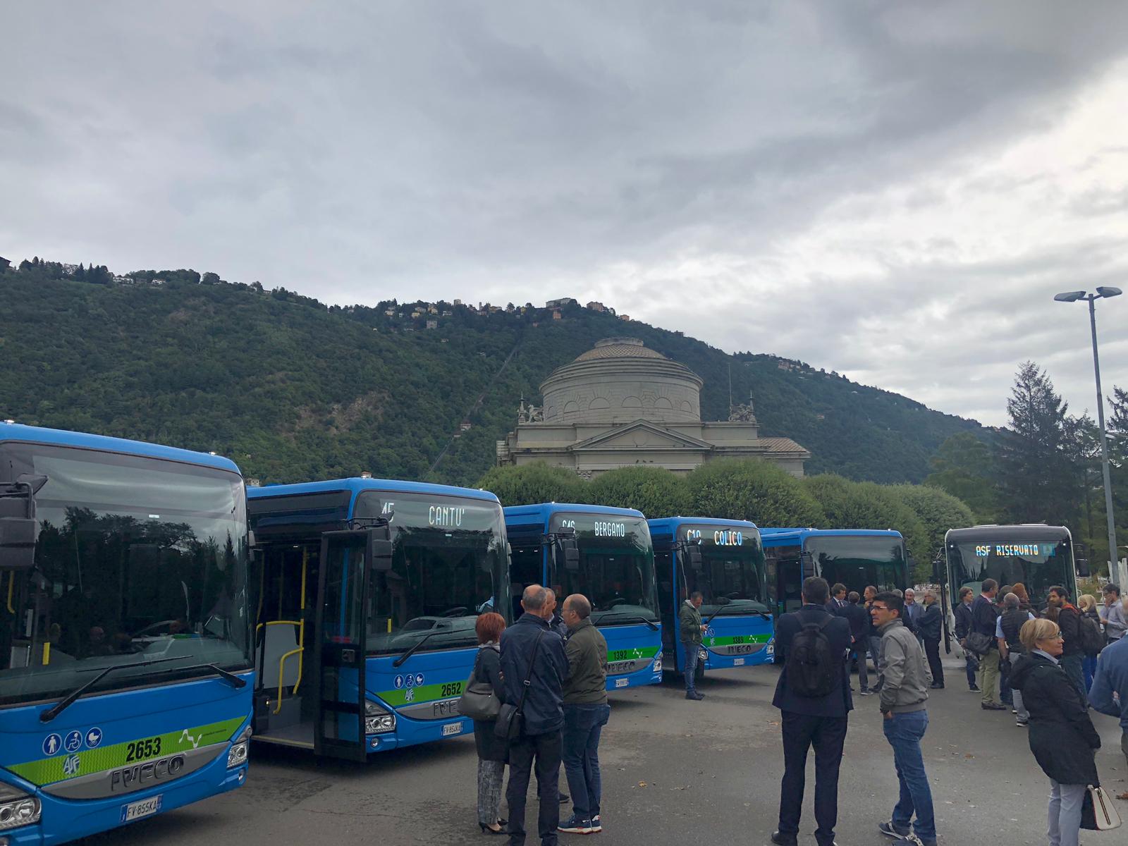 Trasporto pubblico: a Como 12 nuovi bus di ultima generazione per ASF Autolinee