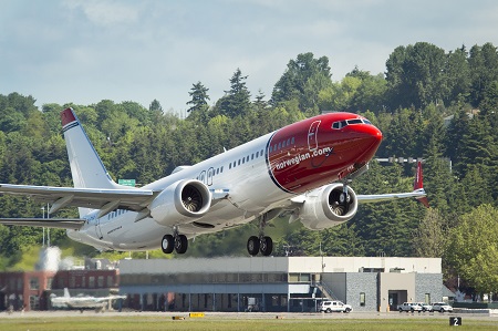 Norwegian riceve i primi Boeing 737 MAX 8
