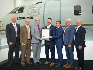 Bombardier: il Global 7500 ottiene la certificazione di tipo