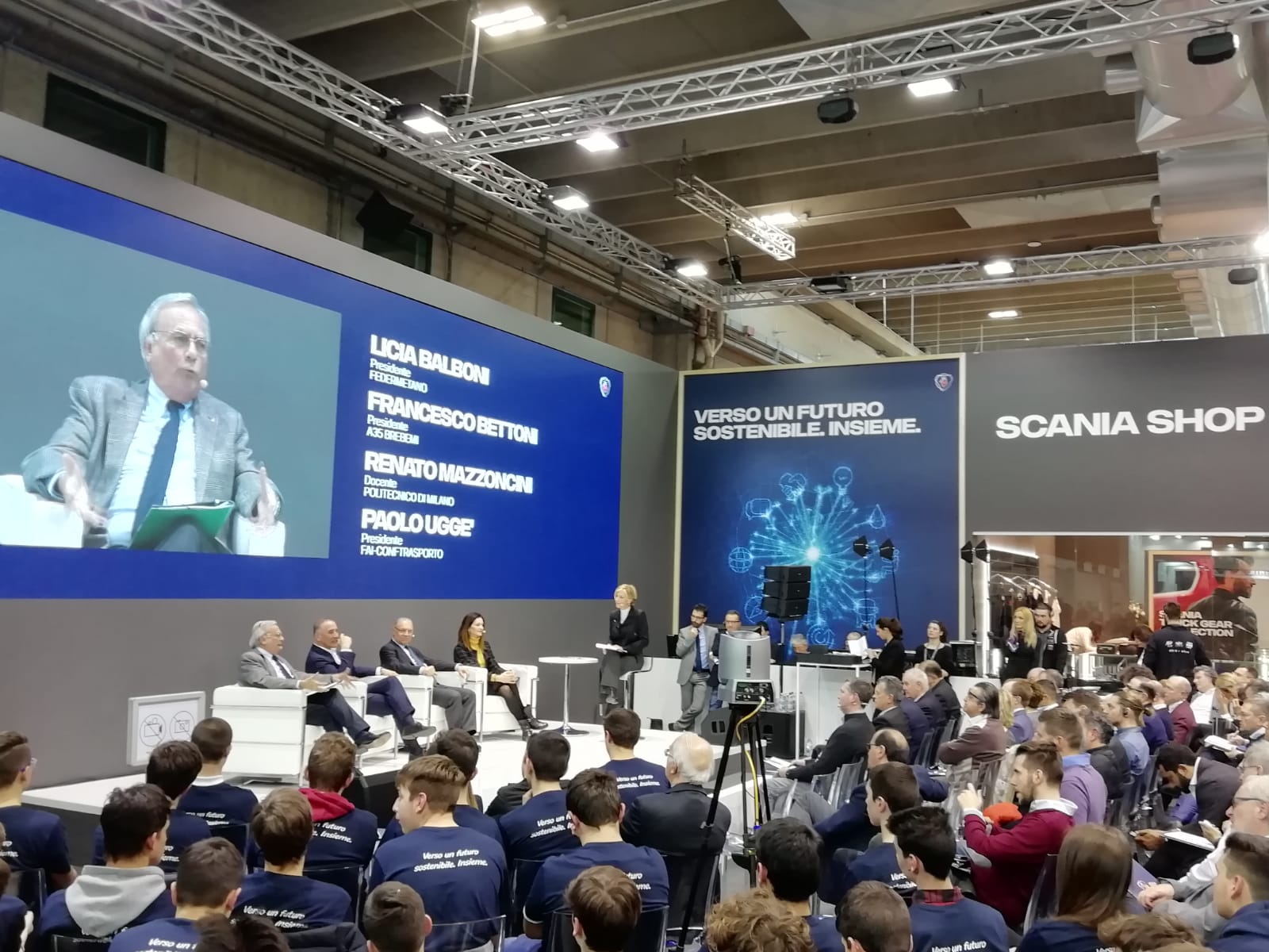 Scania e A35 Brebemi al Transpotec con il progetto eHighway, l’autostrada elettrica