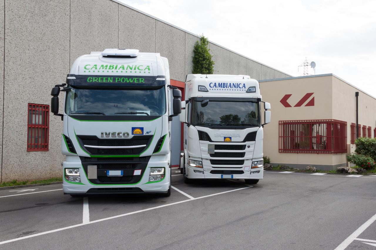 Logistica: 9 nuovi camion sostenibili per la flotta di Autotrasporti Cambianica