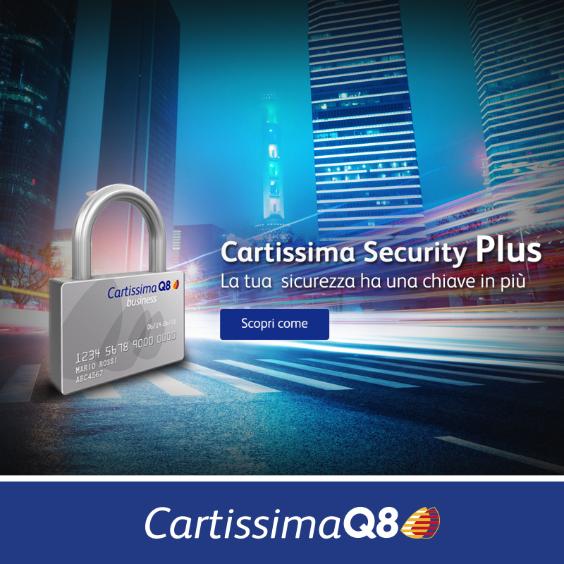 CartissimaQ8: con la nuova funzionalità Security Plus più sicurezza per la flotta