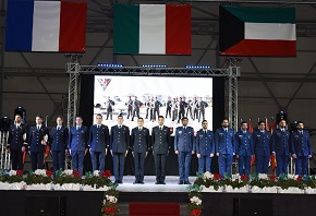 AM: a Galatina consegnati i brevetti  ai piloti militari di Italia, Francia e Kuwait