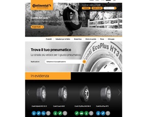 Continental: nuovo sito dedicato a pneumatici e veicoli commerciali