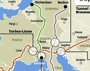Reti Ten-T, 4 corridoi per l’Italia: Baltico-Adriatico e Mediterraneo