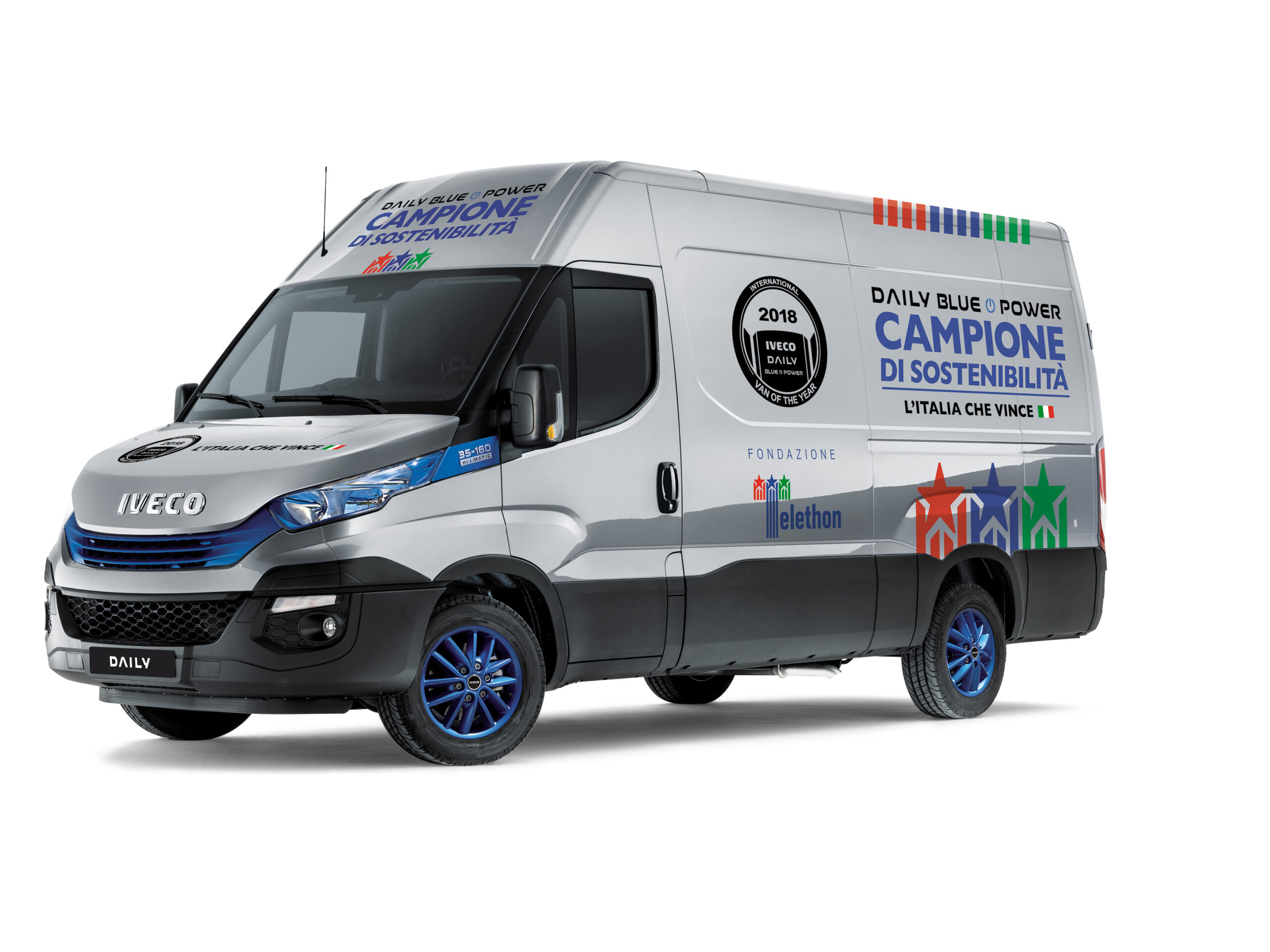 Telethon: Zampieri Holding si aggiudica Daily Blue Power, Van of the Year 2018