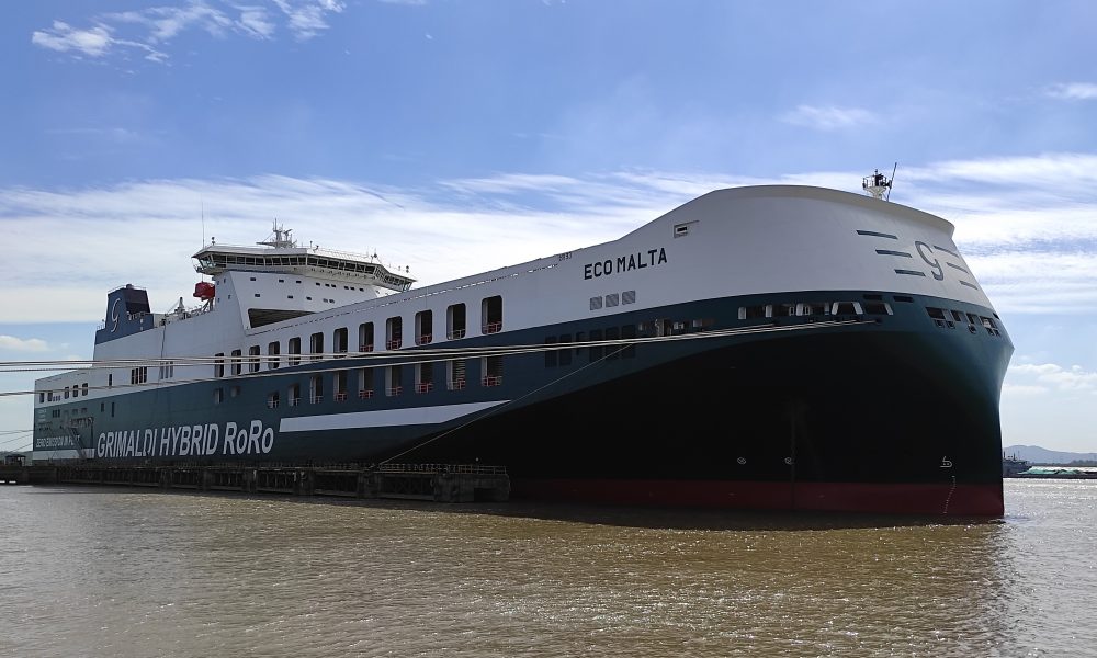 Al porto di Gioia Tauro la nave ecofriendly del Gruppo Grimaldi