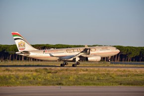 Etihad Airways, secondo volo giornaliero da Roma