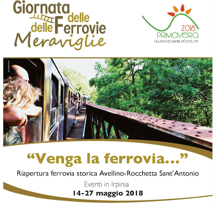 Turismo sostenibile: 26 e 27 maggio Giornate delle Ferrovie delle Meraviglie