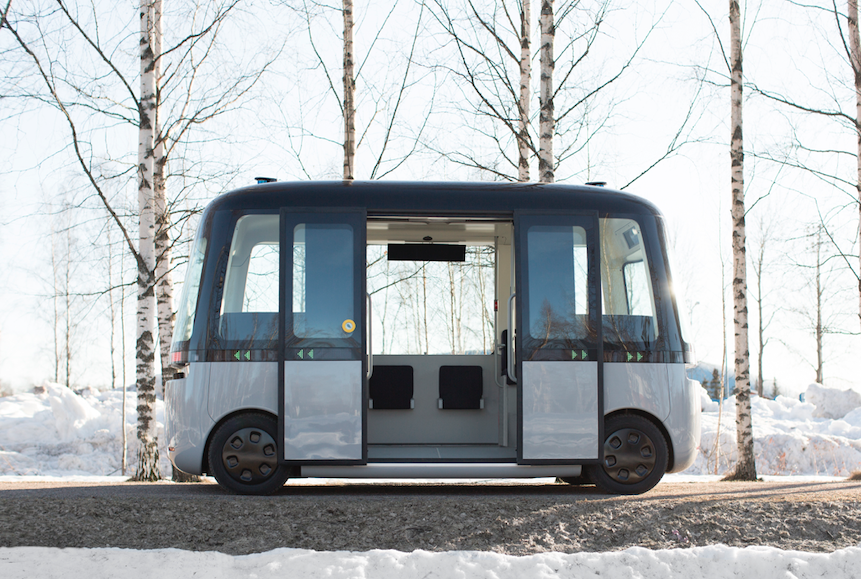 Gacha, il primo robot bus all-weather con pneumatici Nokian Hakkapeliitta