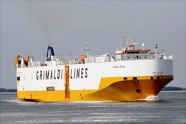 Shipping, Cina: Grimaldi ritira Grande Halifax, la nuova nave ro-ro