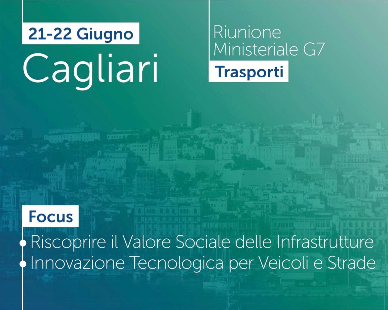 Cagliari, al via il G7 Trasporti: sostenibilità e connettività i temi al centro