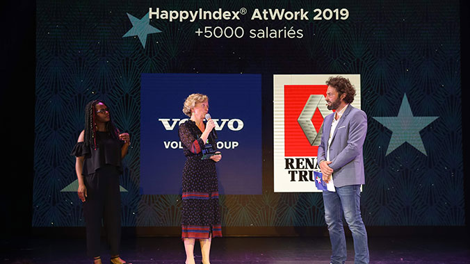 Lavoro: Renault Trucks in testa alla classifica Happyindex®atwork2019