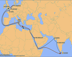 MSC Himalaya Express, dal Nord Europa a India e Sri Lanka passando per Gioia Tauro