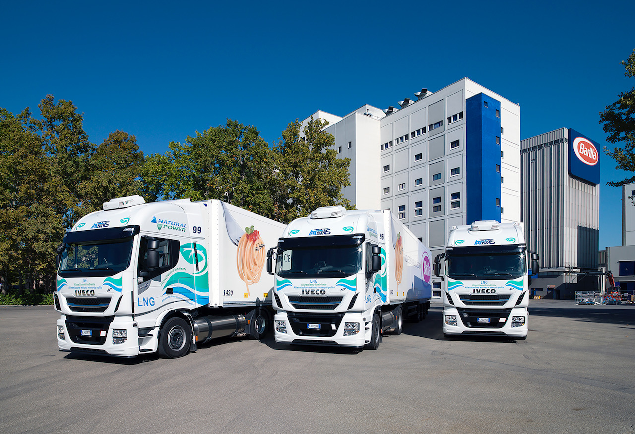 Logistica sostenibile: Barilla sceglie Iveco Stralis LNG per la distribuzione