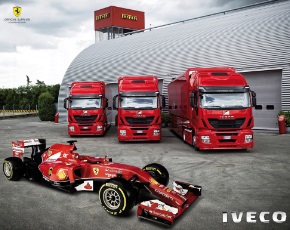 Iveco: tre Stralis Hi-Way in Formula 1