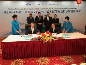New chapter in cooperation between KLM and Xiamen Airlines