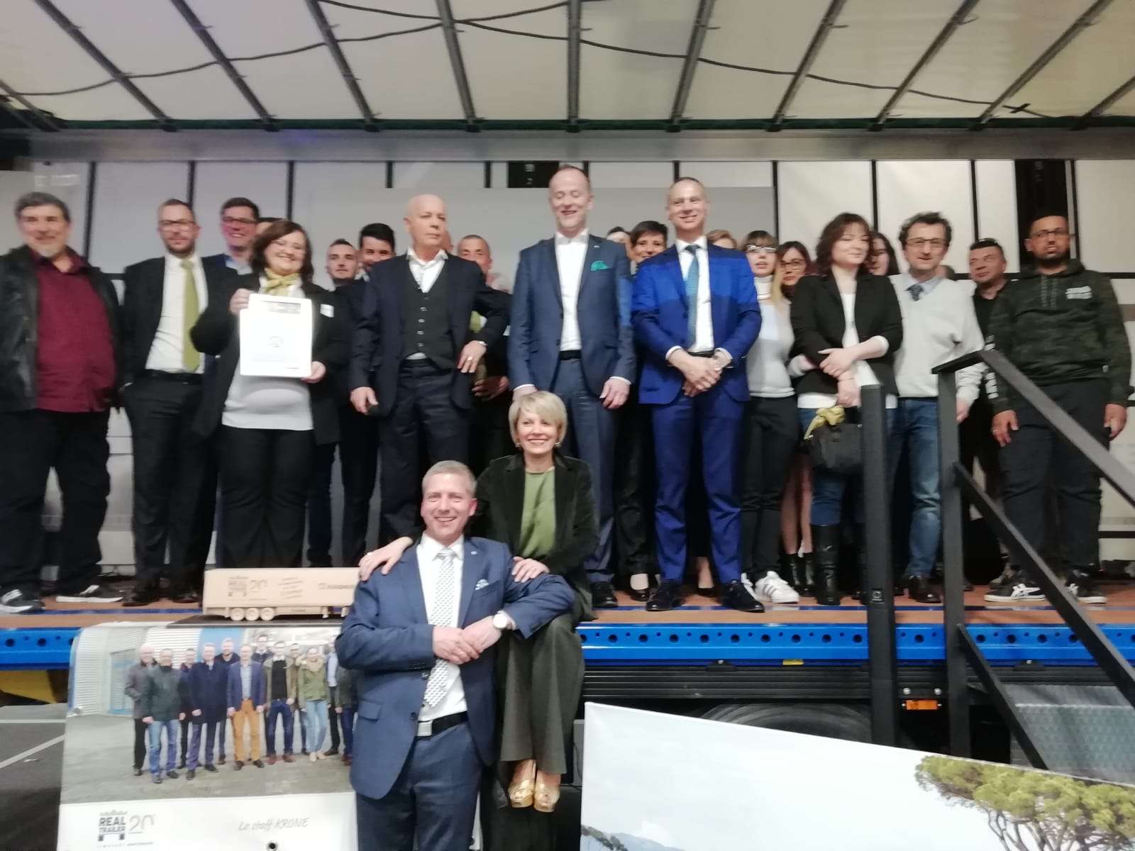 Realtrailer festeggia al Transpotec i 20 anni e 30.000 Semirimorchi  Krone in Italia