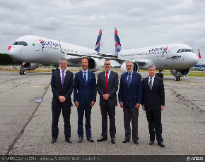 Airbus: consegnato il primo A320neo a LATAM