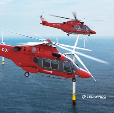 Leonardo: ordini in Danimarca e Cina per l’elicottero AW169
