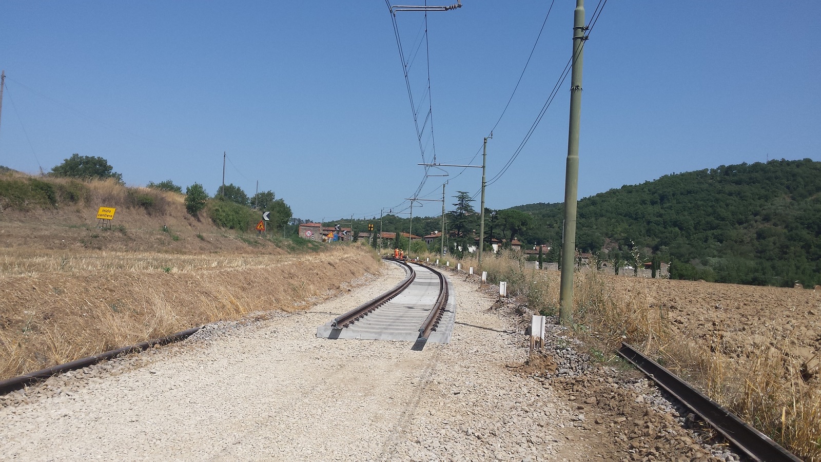 Conclusi i lavori sulla ferrovia Subbiano-Calbenzano, investimento da 790 mila euro