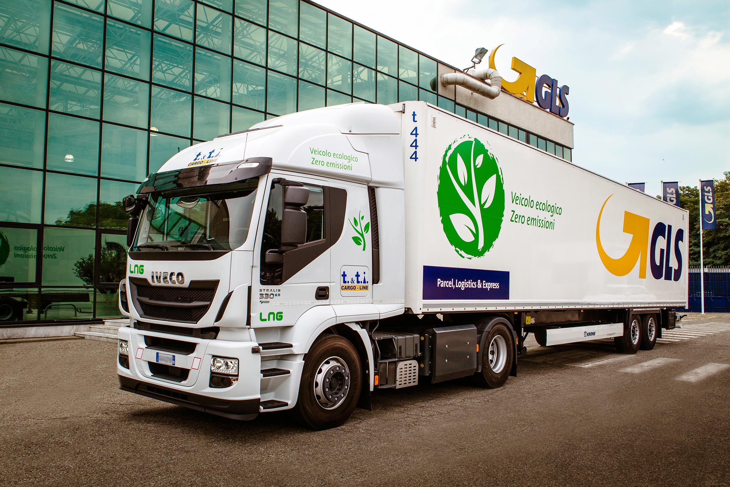 Logistica sostenibile: GLS Italy testa veicoli a gas naturale liquefatto