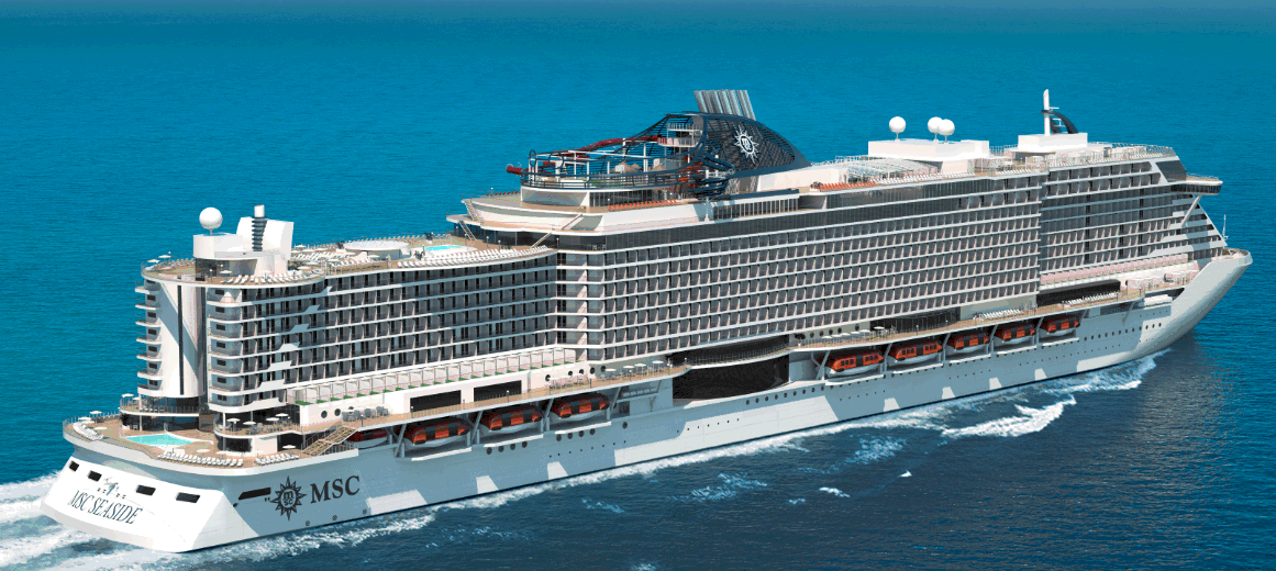 Msc Seaside arriva a Taranto. Per i crocieristi escursioni in spiaggia Covid-free