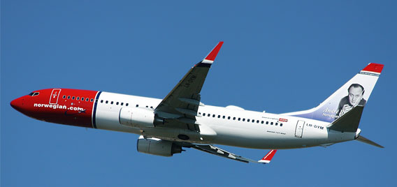 Norwegian: via al volo Milano-Los Angeles