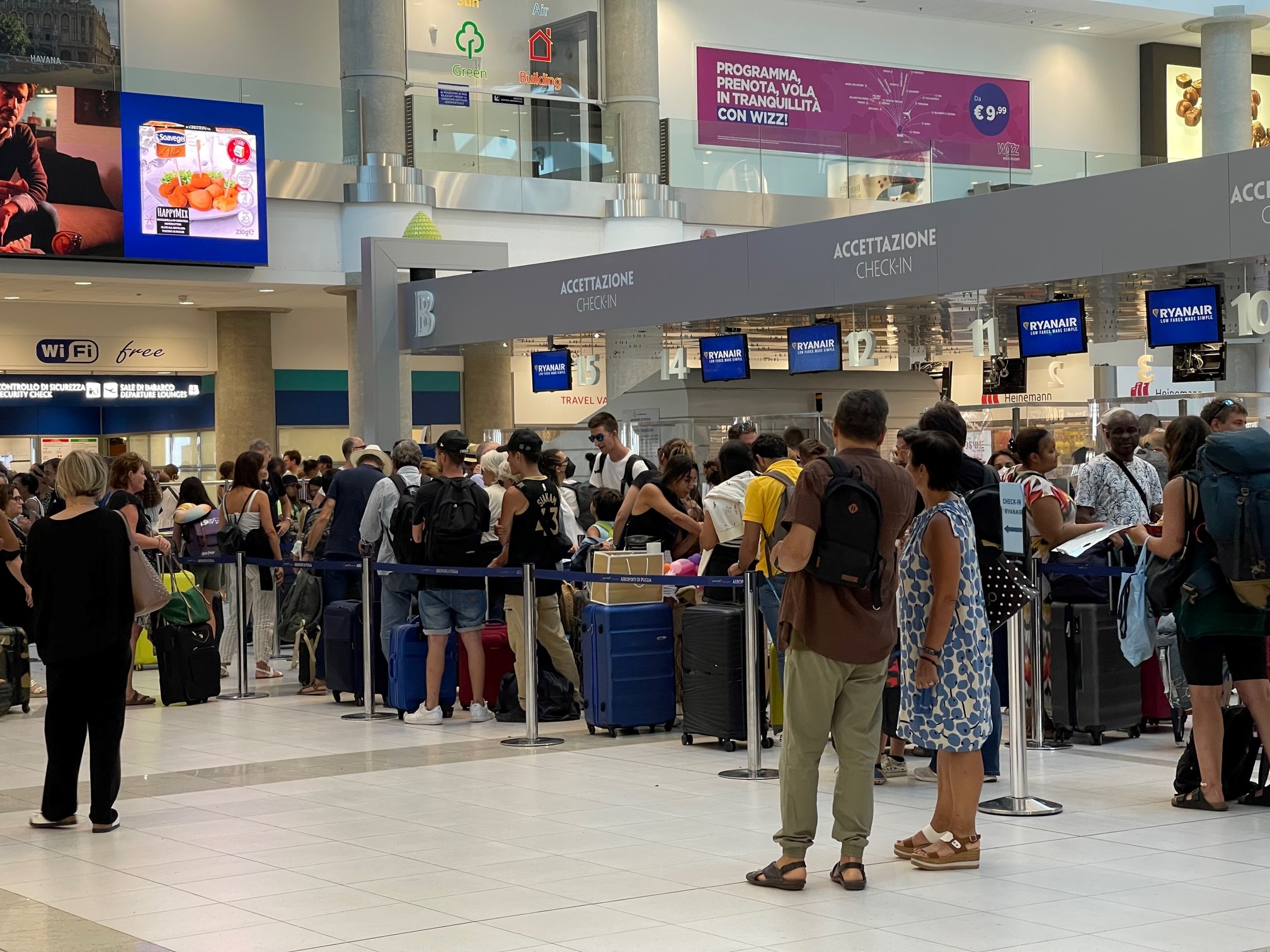 Aeroporti di Puglia: ad agosto superati i passeggeri dell’ultima estate pre-pandemia