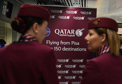 Qatar Airways festeggia due anni di servizio all’Aeroporto di Pisa