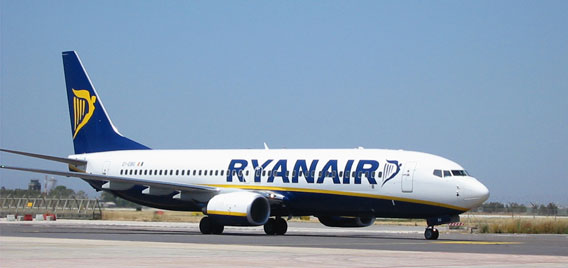 Ryanair: nuove rotte da Palermo