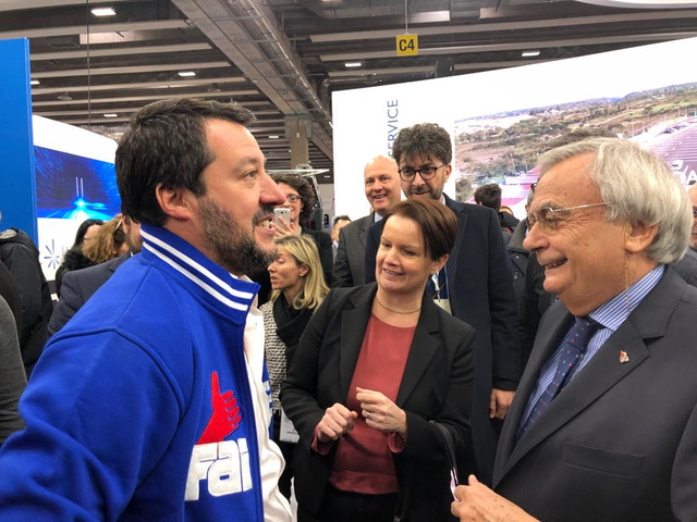 Transpotec 2019: Matteo Salvini incontra Alis e Conftrasporto