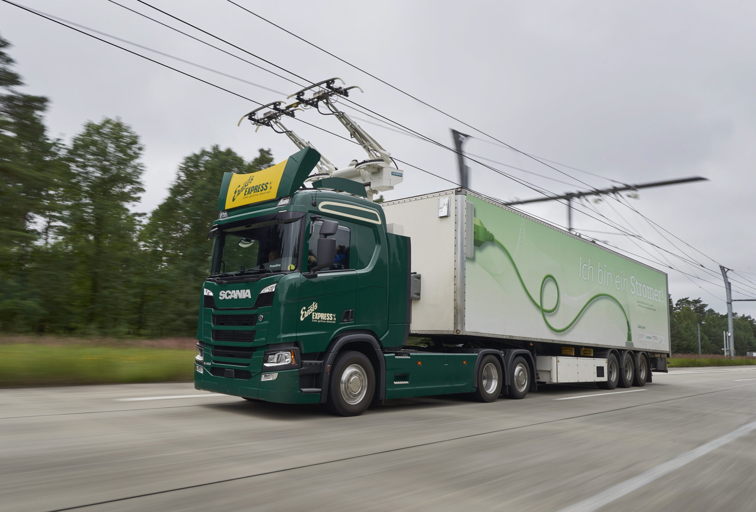 Sostenibilità: eHighway per il trasporto elettrico delle merci. Progetto pilota sulla A35 Brebemi